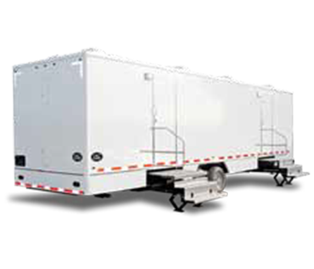 10-stall bathroom trailer